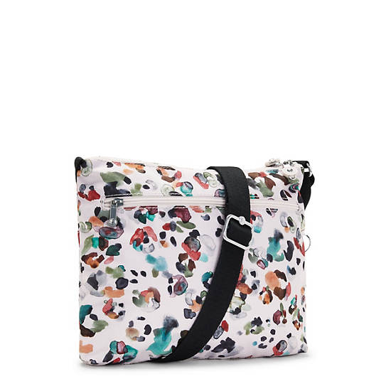 Bolsos Cruzados Kipling Alvar Printed Blancos Multicolor | MX 1071LI